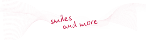 Grafik mit dem Slogan 'Smiles and More' auf der Seite Specialties.